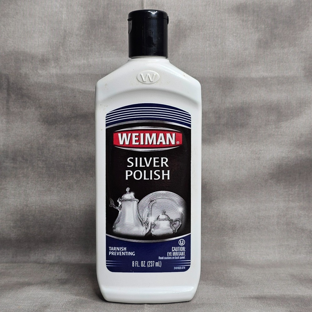 WEIMAN Silver Polish & Cleaner - Remove Tarnish,‎ Brilliant Shine - 8 oz